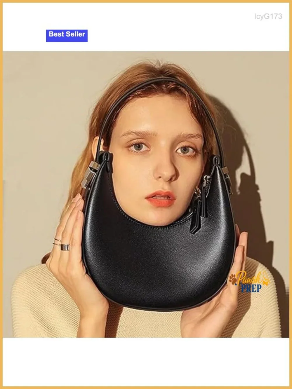 Trendy Small Purse for Women PU Leather Hobo Handbag Double Zipper Clutch